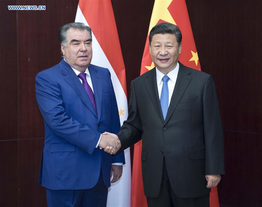 KAZAKHSTAN-CHINA-XI JINPING-RAHMON-MEETING 