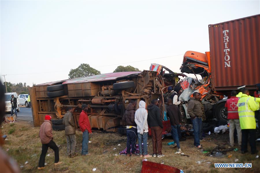 KENYA-NAKURU-ELDORET HIGHWAY-ROAD ACCIDENT