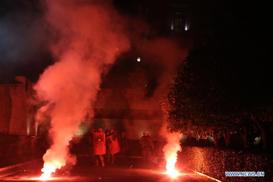 GREECE-ATHENS-PROTEST