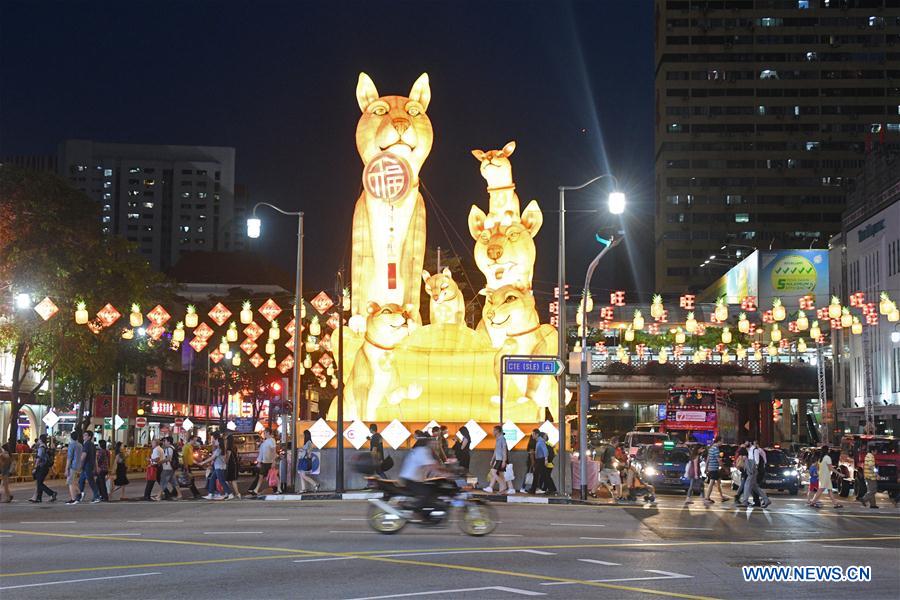 SINGAPORE-CHINATOWN-NEW YEAR LANTERN