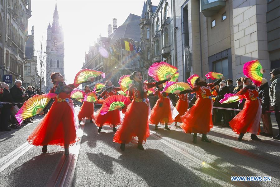 BELGIUM-GHENT-CHINESE NEW YEAR-PARADE