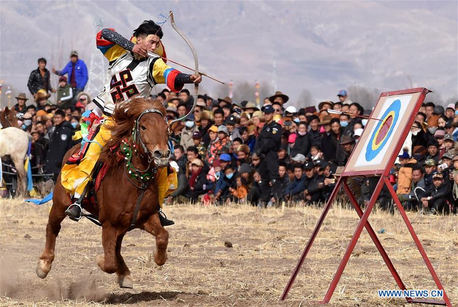 CHINA-TIBET-LHASA-EQUESTRIAN EVENT (CN)