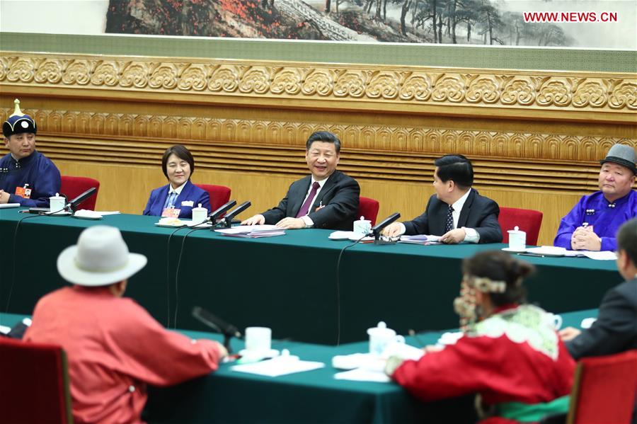 (TWO SESSIONS)CHINA-BEIJING-XI JINPING-NPC-PANEL DISCUSSION (CN)