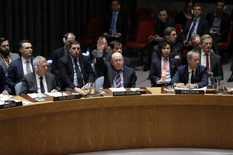 UN-SECURITY COUNCIL-SYRIA-CHEMICAL WEAPONS-U.S.-DRAFTED RESOLUTION-FAILING