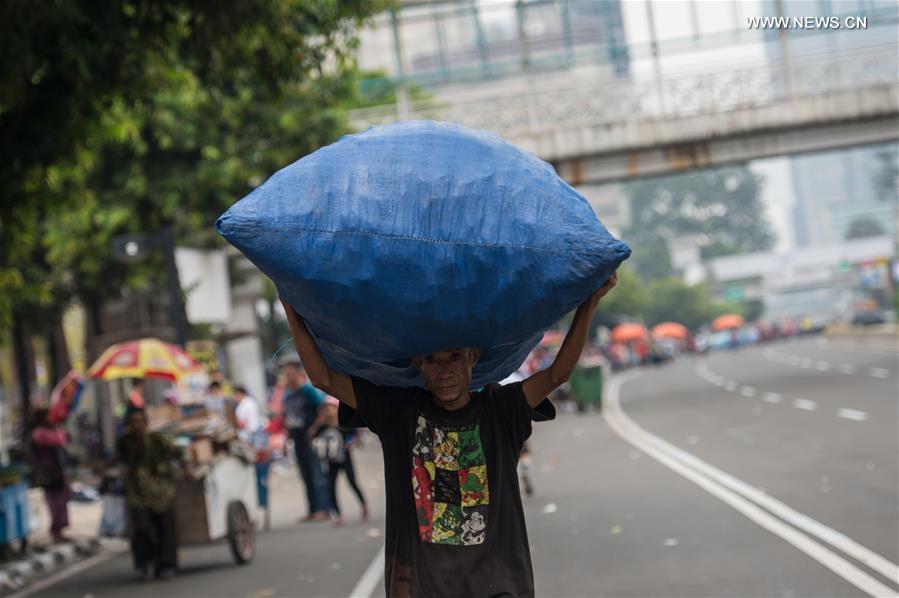 INDONESIA-JAKARTA-EARTH DAY-PLASTIC POLLUTION