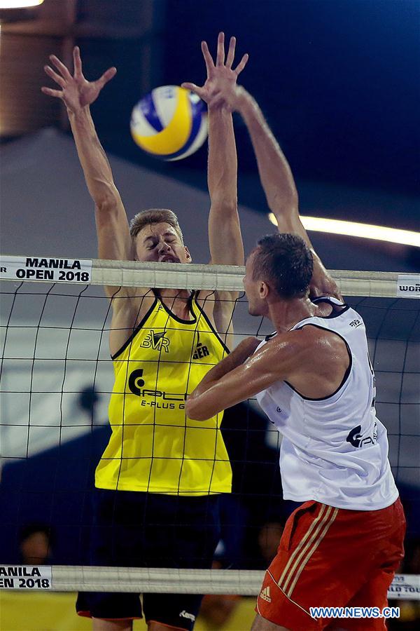 (SP)PHILIPPINES-MANILA-BEACH VOLLEYBALL-FIVB WORLD TOUR-MEN'S FINAL-GERMANY VS RUSSIA