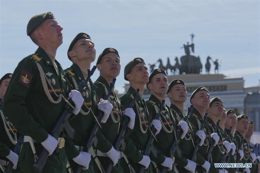 RUSSIA-ST. PETERSBURG-VICTORY DAY-PARADE