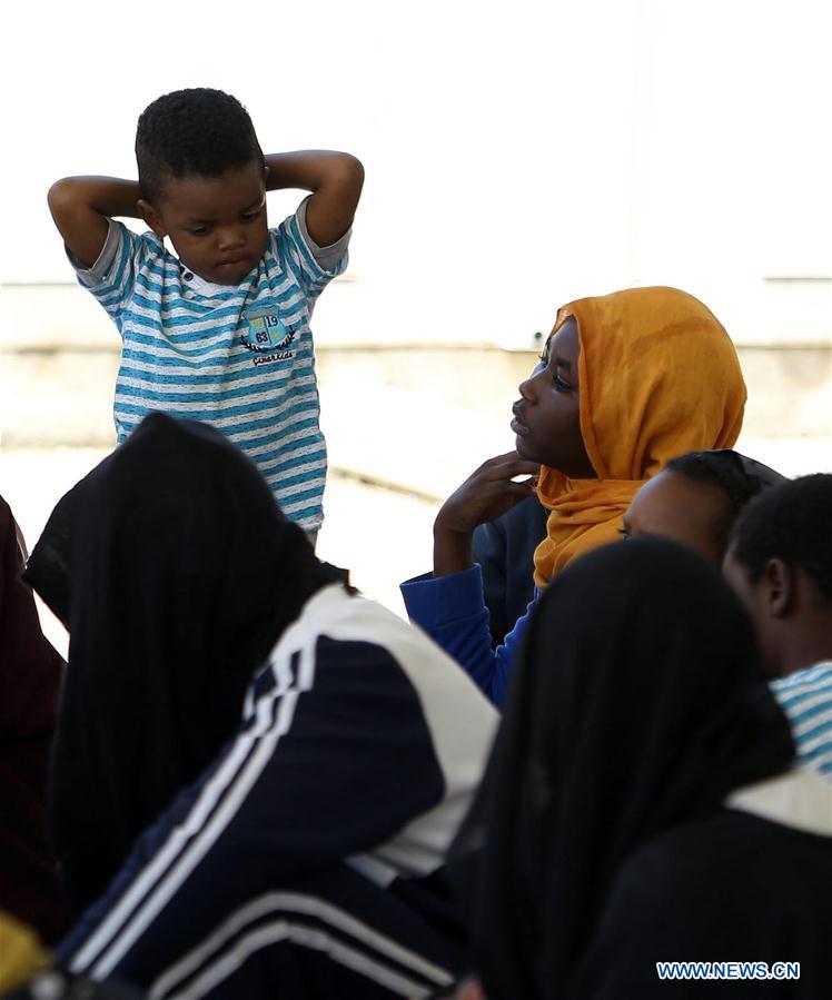 LIBYA-TRIPOLI-ILLEGAL IMMIGRANTS-RESCUED