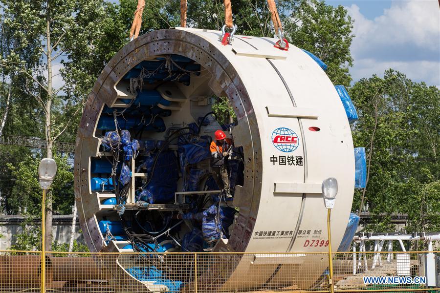 RUSSIA-MOSCOW-CHINA-CRCC-SUBWAY-CONSTRUCTION