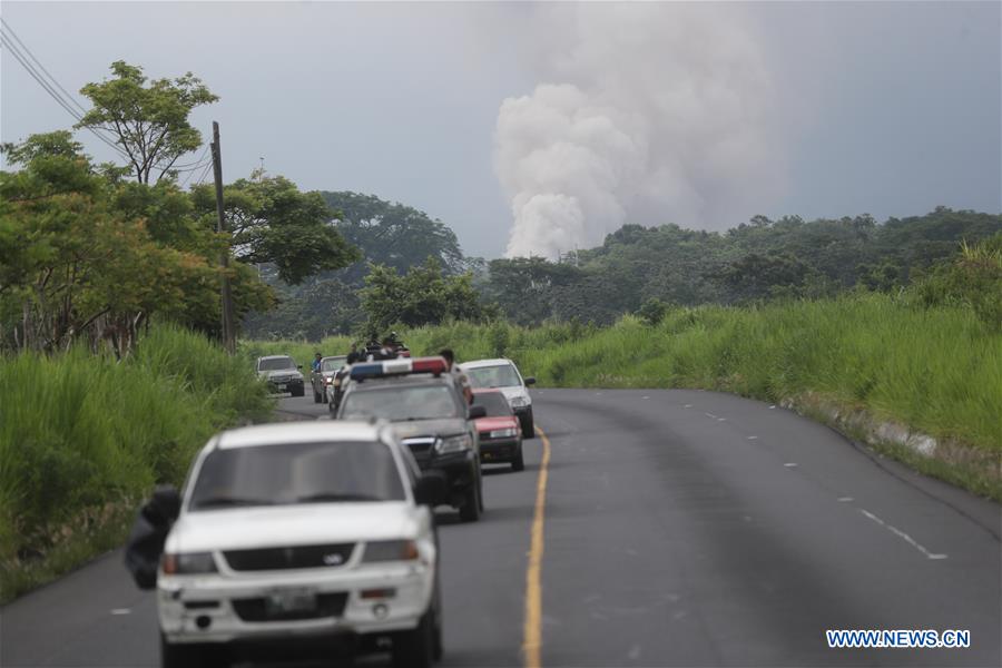 GUATEMALA-ESCUINTLA-VOLCANO-ERUPTION 