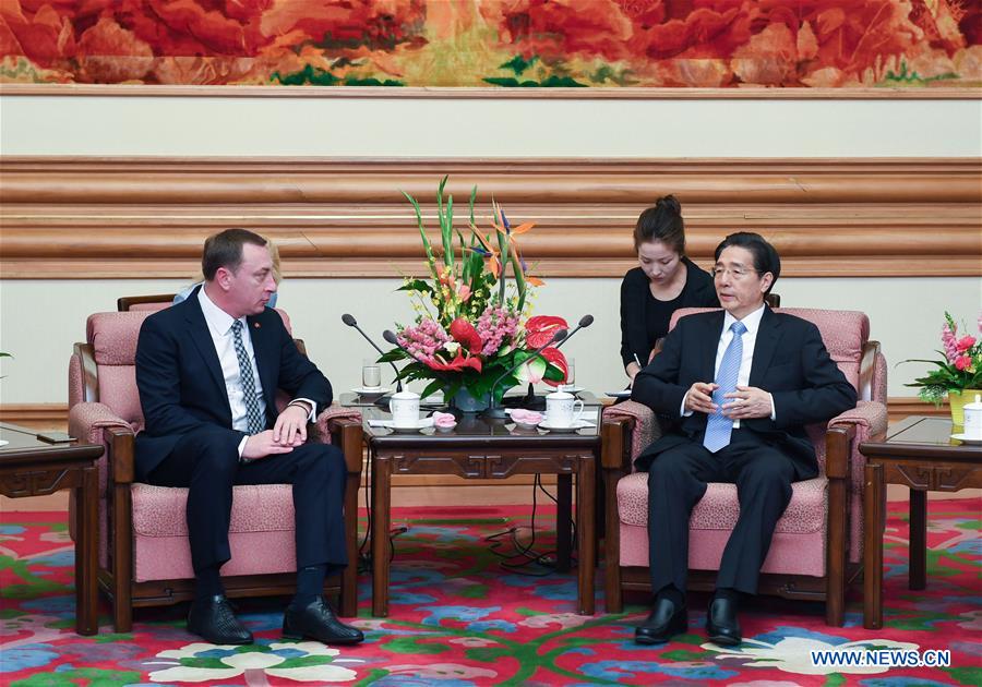 CHINA-BELARUS-GUO SHENGKUN-SNOPKOV-MEETING (CN)