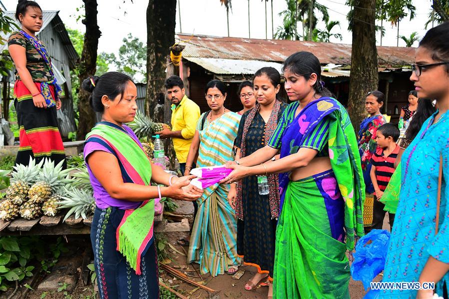 INDIA-TRIPURA-HEALTH-SANITARY NAPKIN-DISTRIBUTION