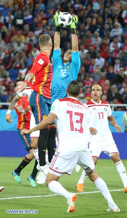 (SP)RUSSIA-KALININGRAD-2018 WORLD CUP-GROUP B-SPAIN VS MOROCCO