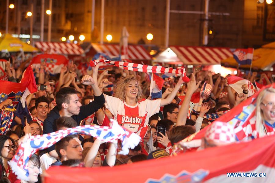 (SP)CROATIA-ZAGREB-SOCCER-FIFA WORLD CUP-FANS