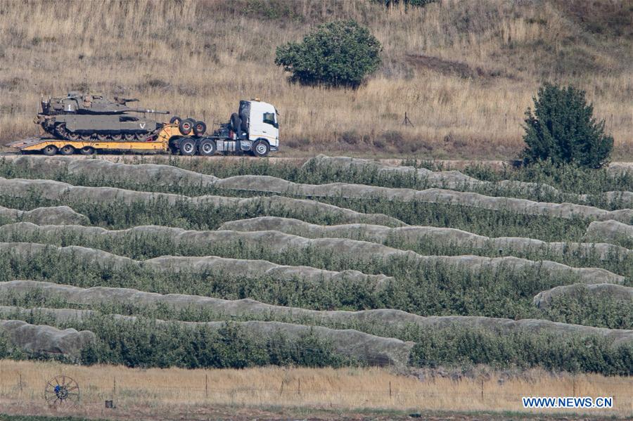 MIDEAST-GOLAN HEIGHTS-ISRAELI FORCE