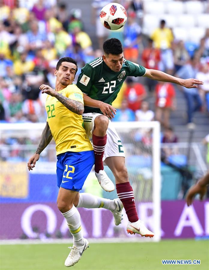 (SP)RUSSIA-SAMARA-2018 WORLD CUP-ROUND OF 16-BRAZIL VS MEXICO