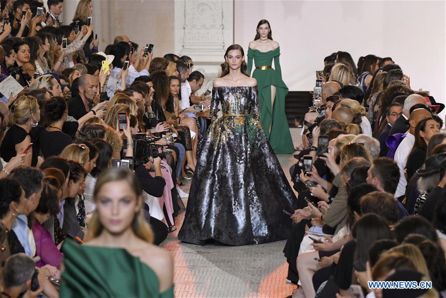 FRANCE-PARIS-FASHION-HAUTE COUTURE-ELIE SAAB