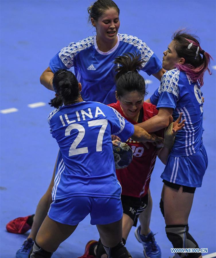 (SP)INDONESIA-JAKARTA-ASIAN GAMES-HANDBALL-CHINA VS KAZAKHSTAN