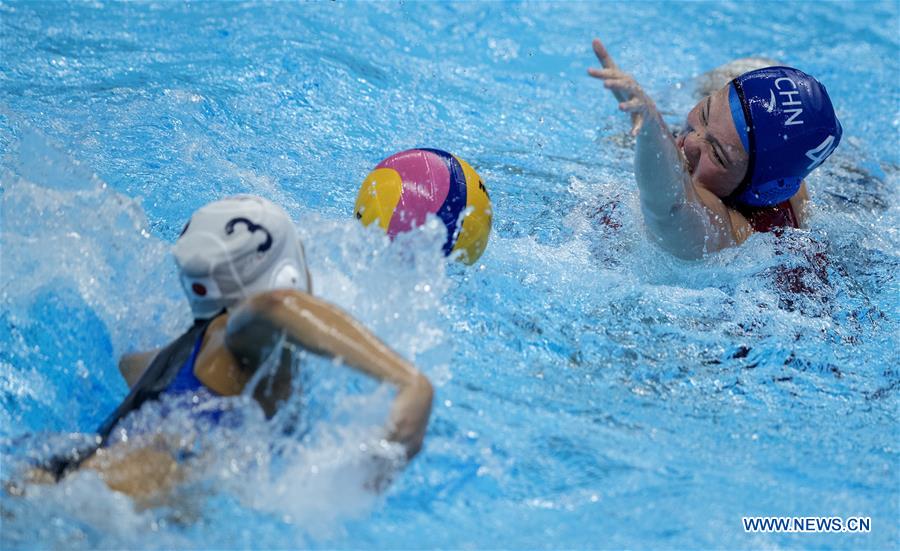 (SP)INDONESIA-JAKARTA-ASIAN GAMES-WATER POLO-CHINA VS JAPAN