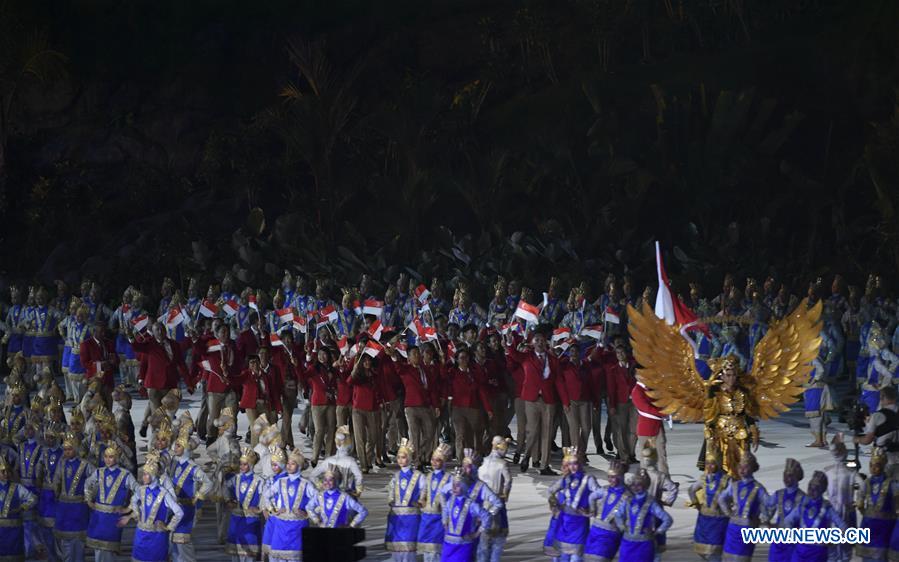 (SP)INDONESIA-JAKARTA-ASIAN GAMES-OPENING CEREMONY