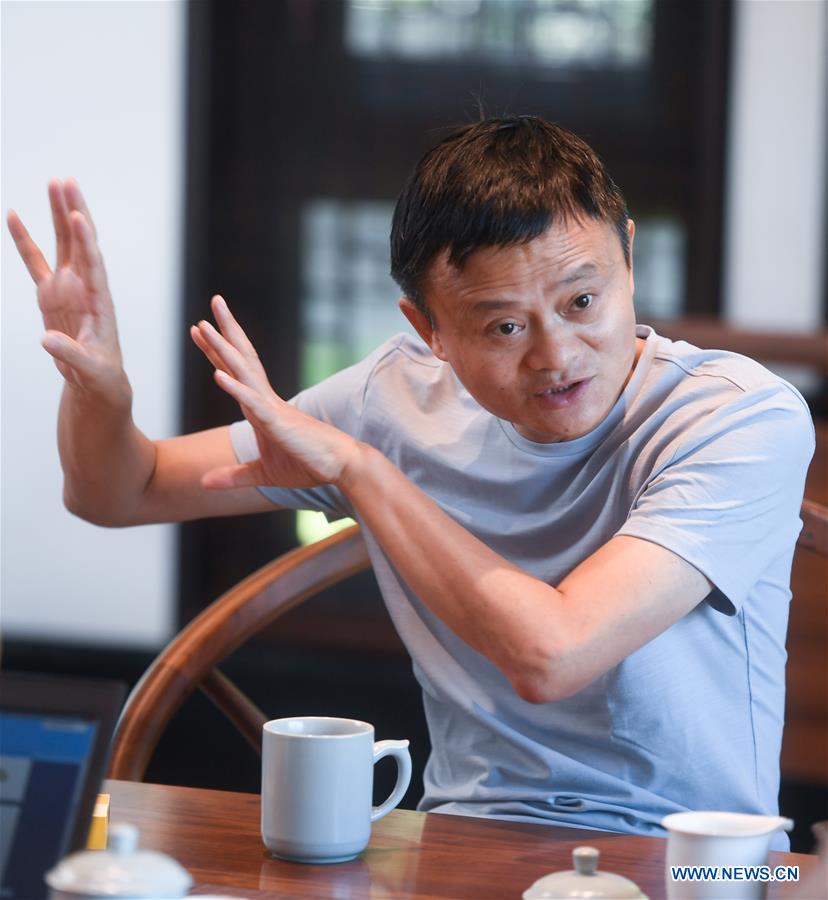 CHINA-ZHEJIANG-HANGZHOU-JACK MA-INTERVIEW(CN)