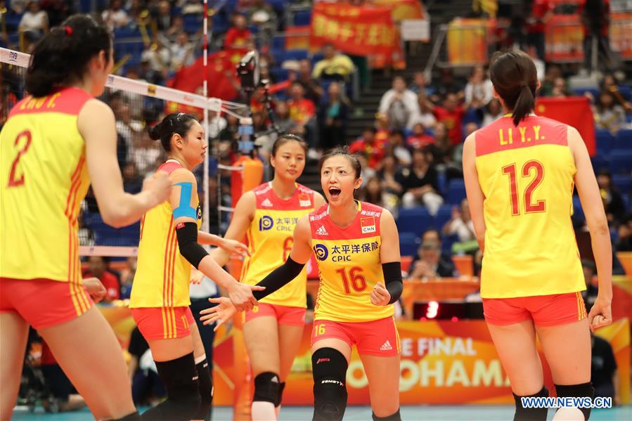 (SP)JAPAN-YOKOHAMA-VOLLEYBALL-WOMEN'S WORLD CHAMPIONSHIP-SEMIFINAL-CHINA VS ITALY