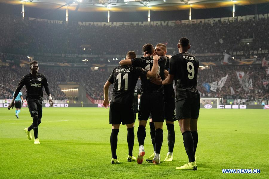 (SP)GERMANY-FRANKFURT-SOCCER-UEFA EUROPA LEAGUE-FRANKFURT VS APOLLON