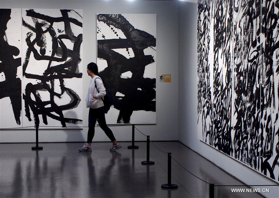 CHINA-SHANGHAI-INK ART EXHIBITION (CN)