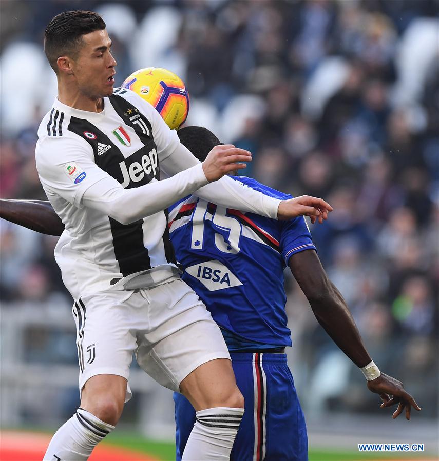 (SP)ITALY-TURIN-SOCCER-SERIE A-JUVENTUS VS SAMPDORIA