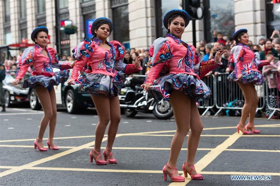 BRITAIN-LONDON-NEW YEAR-PARADE