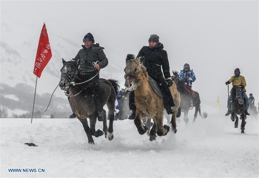 CHINA-XINJIANG-KANAS-SNOW SCENERY (CN)