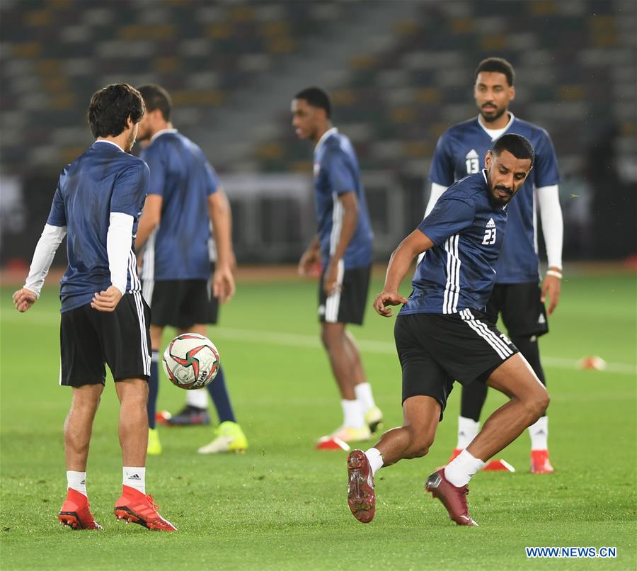 (SP)UAE-ABU DHABI-SOCCER-ASIAN CUP-UAE-NATIONAL TEAM-TRANING