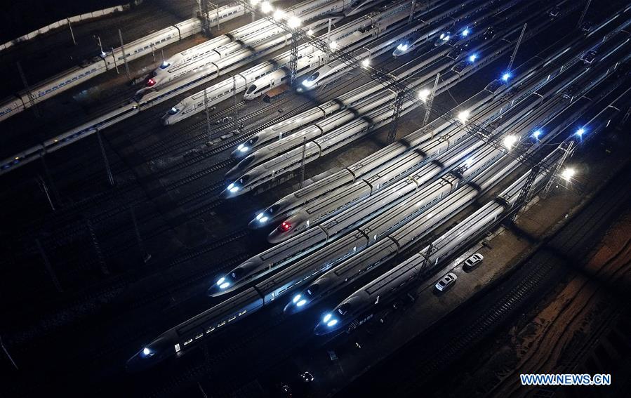 CHINA-NANCHANG-HIGH-SPEED TRAIN-SPRING FESTIVAL-PREPARATION (CN)