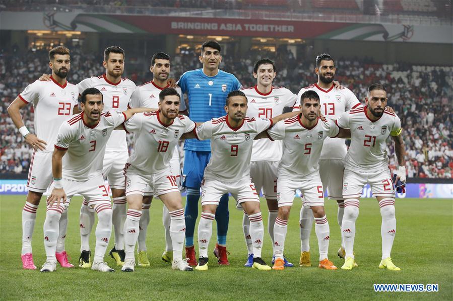 (SP)UAE-ABU DHABI-FOOTBALL-ASIAN CUP-CHINA-IRAN