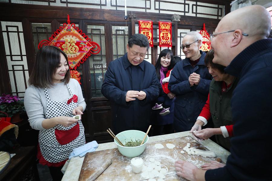 CHINA-BEIJING-XI JINPING-LUNAR NEW YEAR-VISIT (CN)