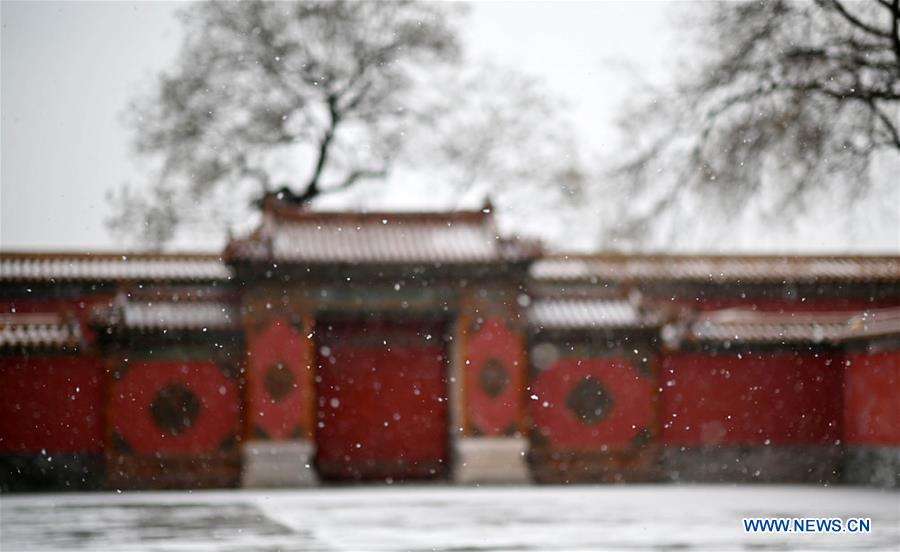 (InPalaceMuseum)CHINA-BEIJING-PALACE MUSEUM-SNOW (CN)