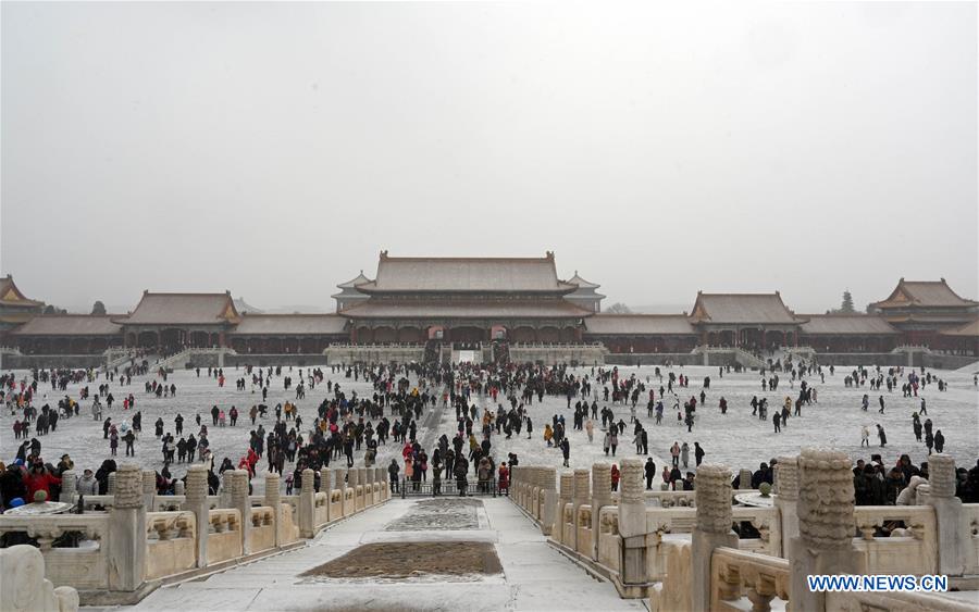 (InPalaceMuseum)CHINA-BEIJING-PALACE MUSEUM-SNOW (CN)