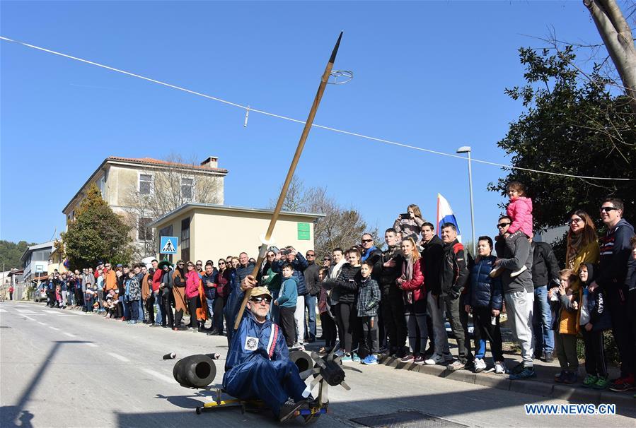 CROATIA-PULA-CARNIVAL-BALINJERADA RACE