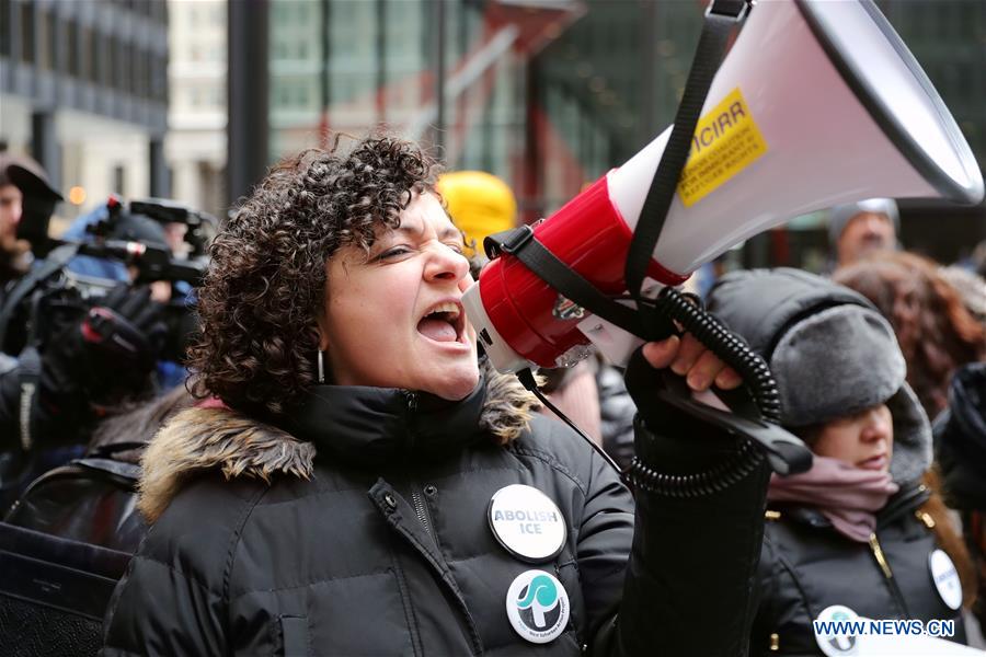 U.S.-CHICAGO-TRUMP-NATIONAL EMERGENCY DECLARATION-PROTEST