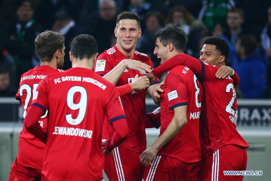 (SP)GERMANY-MOENCHENGLADBACH-SOCCER-BUNDESLIGA- MOENCHENGLADBACH VS BAYERN MUNICH