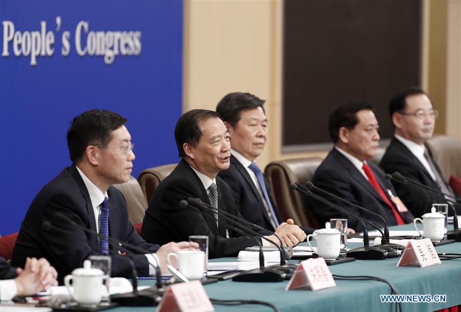 (TWO SESSIONS)CHINA-BEIJING-NPC-PRESS CONFERENCE (CN)