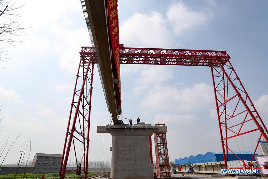 #CHINA-HUBEI-INTERCITY RAILWAY-CONSTRUCTION (CN)