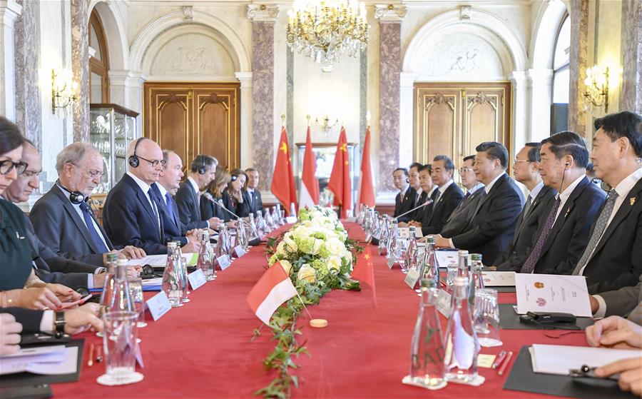 MONACO-XI JINPING-PRINCE ALBERT II-TALKS