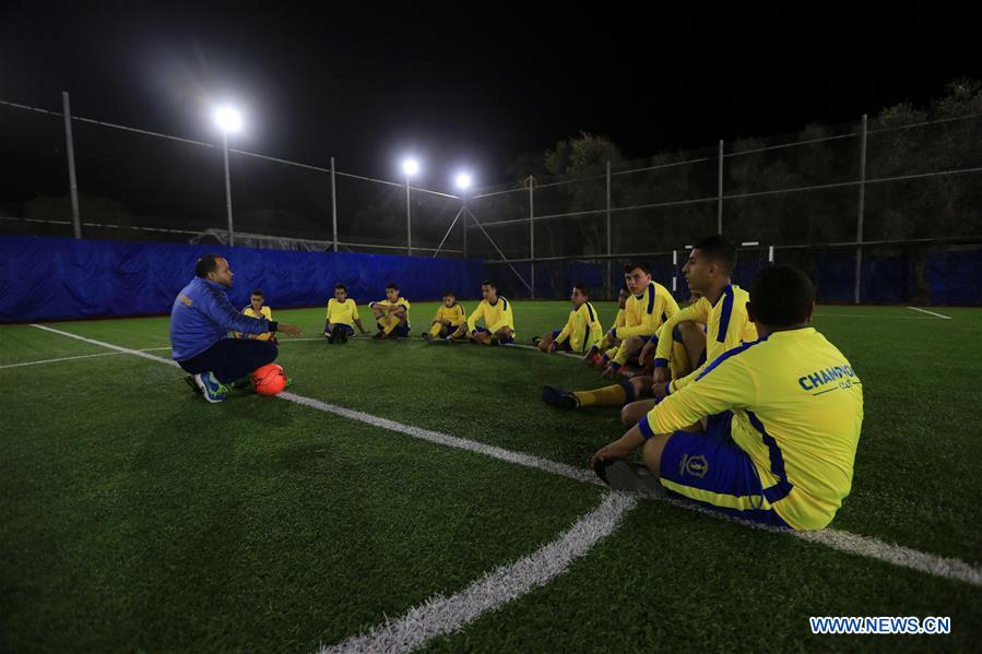 (SP)MIDEAST-GAZA-CANCER-FOOTBALL-HOPE TEAM