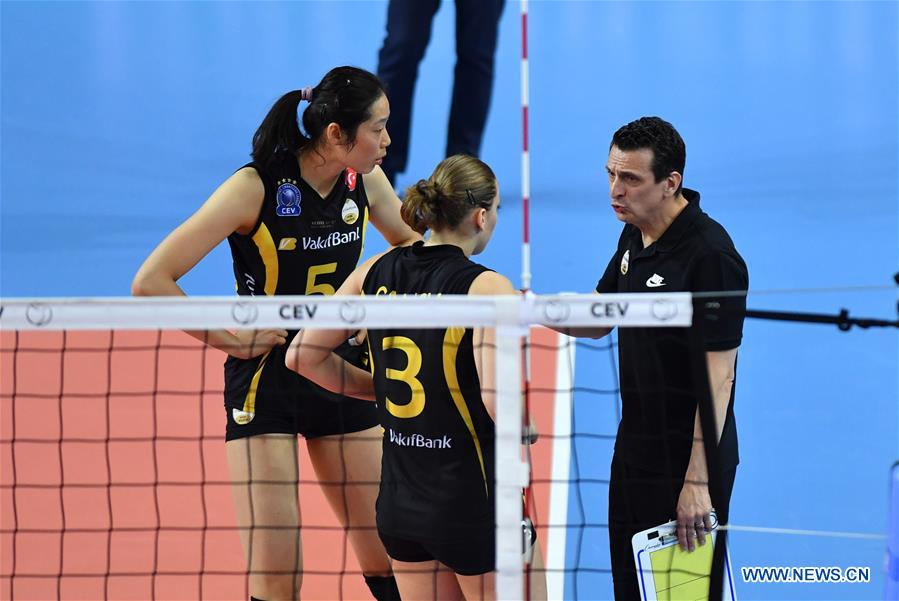 (SP)TURKEY-ISTANBUL-VOLLEYBALL-2019 EUROPEAN WOMEN'S CHAMPIONS LEAGUE-VAKIFBANK VS NOVARA