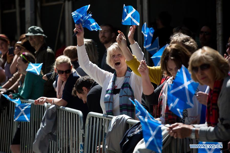 U.S.-NEW YORK-TARTAN DAY PARADE