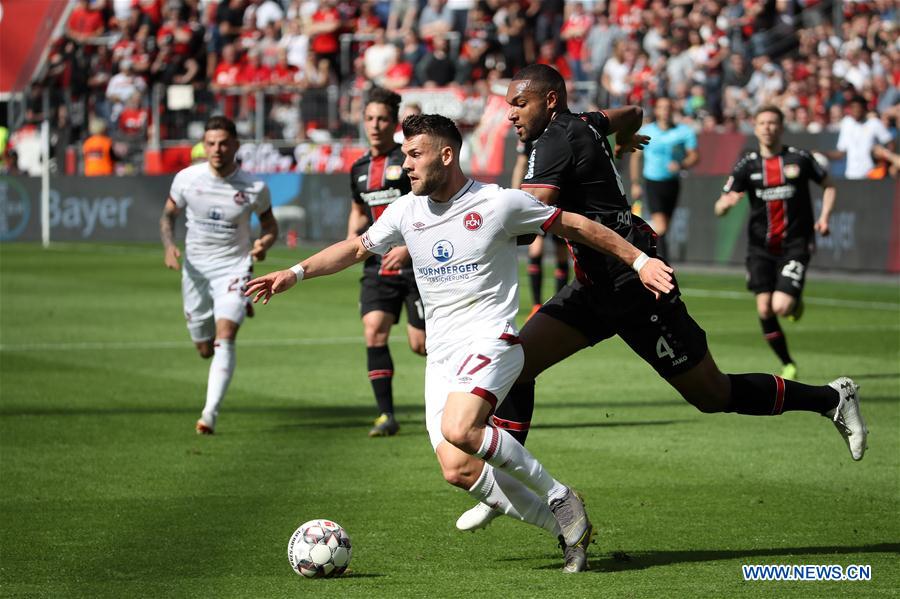 (SP)GERMANY-LEVERKUSEN-SOCCER-BUNDESLIGA-LEVERKUSEN VS NUERNBERG