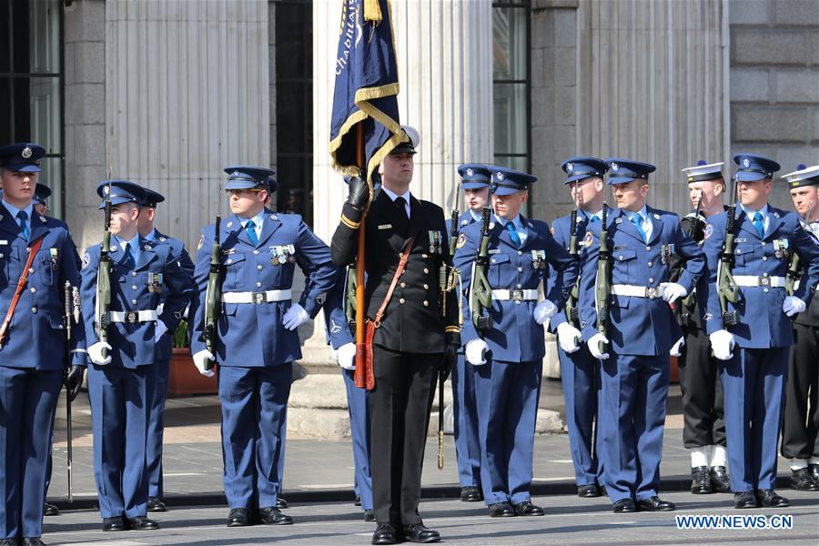 IRELAND-DUBLIN-CEREMONY-EASTER RISING