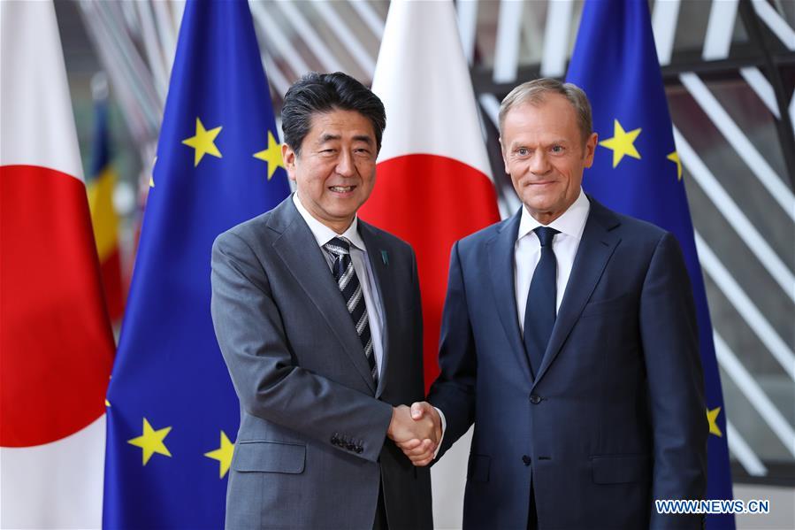 BELGIUM-BRUSSELS-EU-JAPAN-SUMMIT