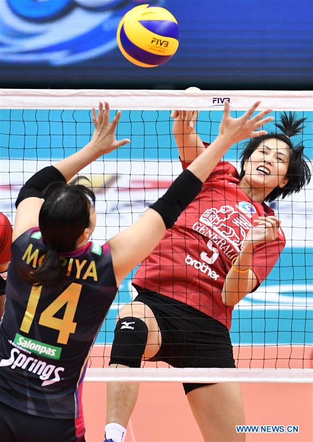 (SP)CHINA-TIANJIN-ASIAN WOMEN'S CLUB VOLLEYBALL CHAMPIONSHIP-JPN VS THA(CN)